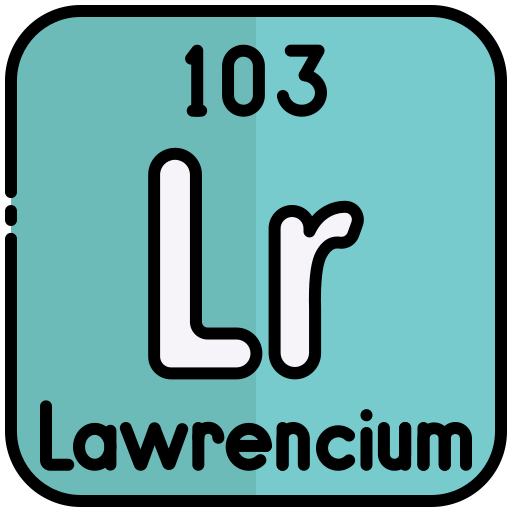ローレンシウム Generic color lineal-color icon