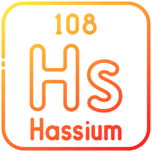 hassium Generic gradient outline icoon
