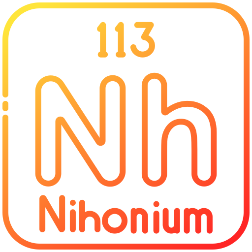 Nihonium Generic gradient outline icon