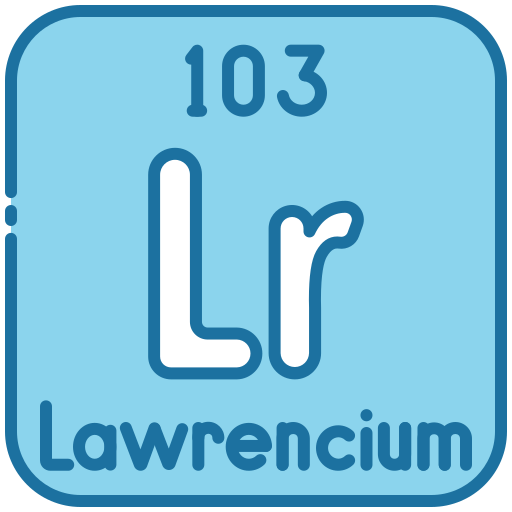 ローレンシウム Generic color lineal-color icon