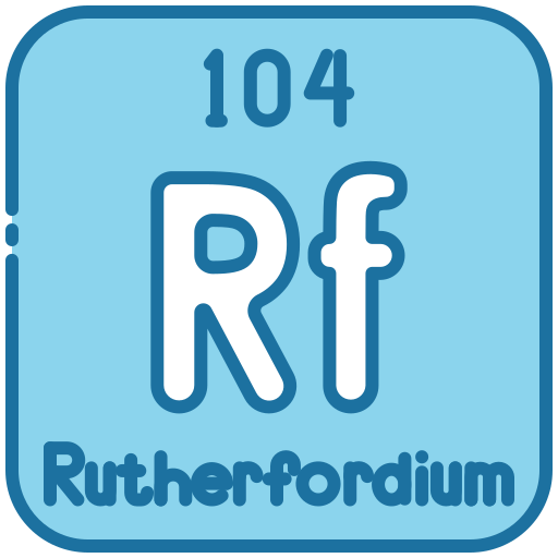 rutherfordium Generic color lineal-color ikona