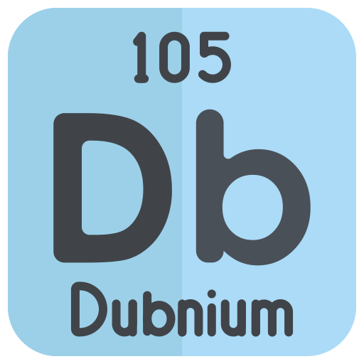 dubnium Generic color fill icono