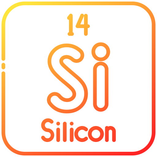 silicio Generic gradient outline icona