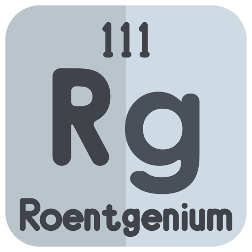 röntgenium Generic color fill icoon
