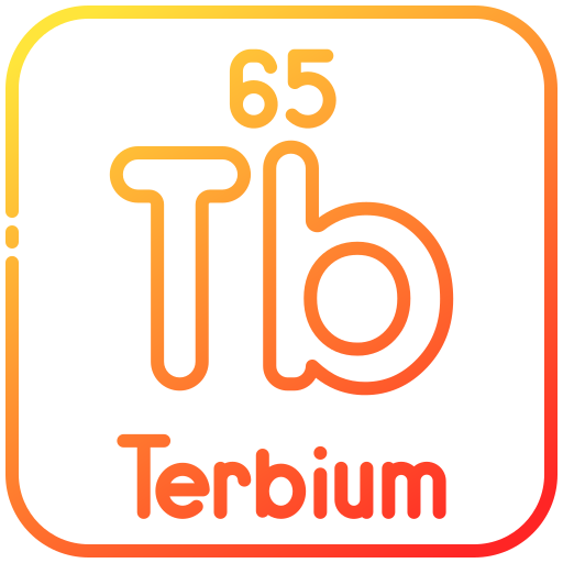terbium Generic gradient outline icoon