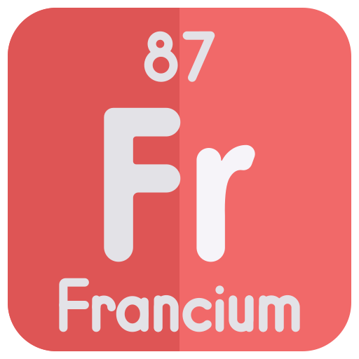 フランシウム Generic color fill icon