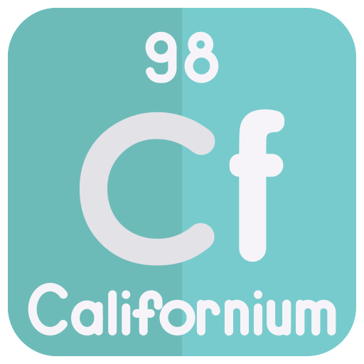 カリホルニウム Generic color fill icon