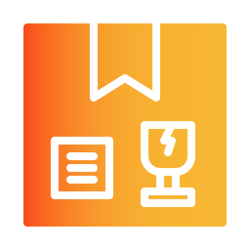 fragile Generic gradient fill icona