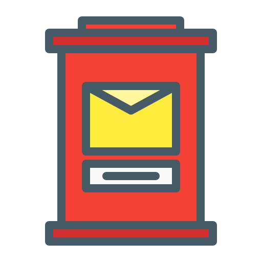Mail box Generic color lineal-color icon