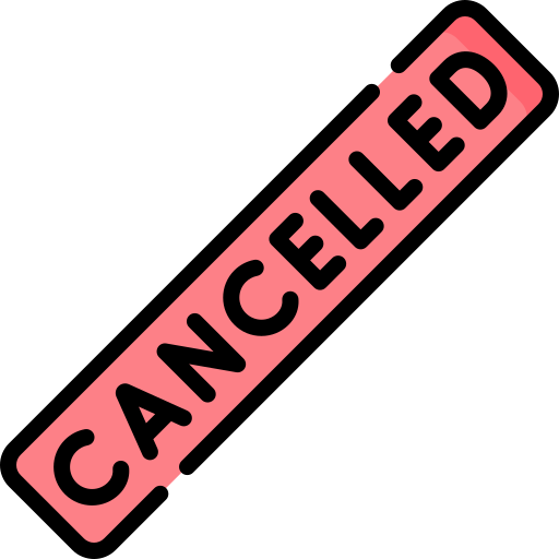 Cancelled Special Lineal color icon