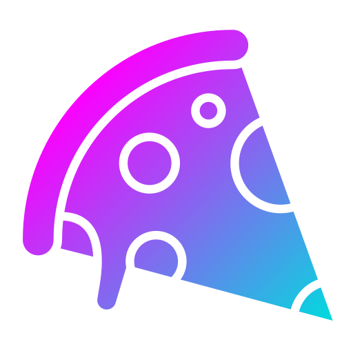 Пицца Generic gradient fill иконка