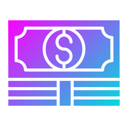ドル紙幣 Generic gradient fill icon