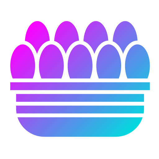 eieren Generic gradient fill icoon