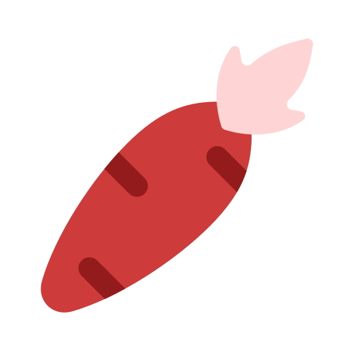 Carrot Generic color fill icon