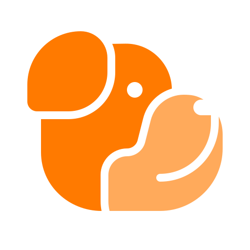 bulldog Generic color fill icona