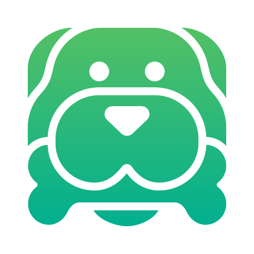 Bulldog Generic gradient fill icon