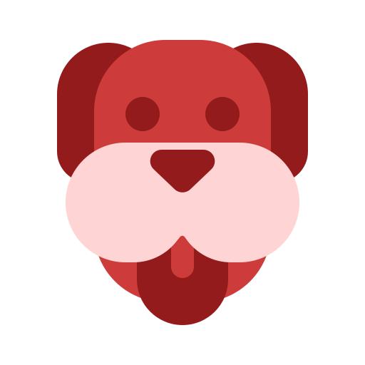 muso del cane Generic color fill icona