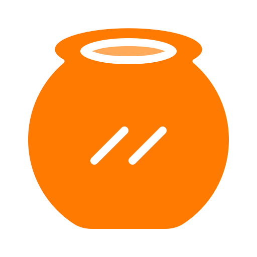 金魚鉢 Generic color fill icon