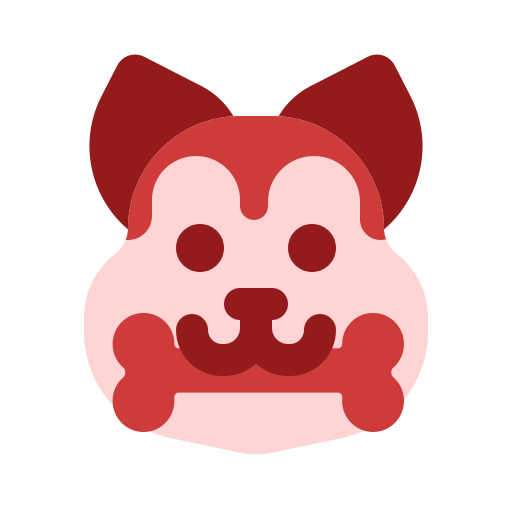 子犬 Generic color fill icon