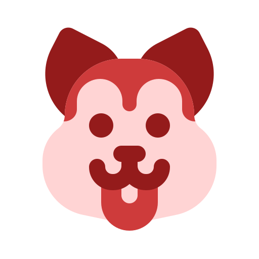 子犬 Generic color fill icon