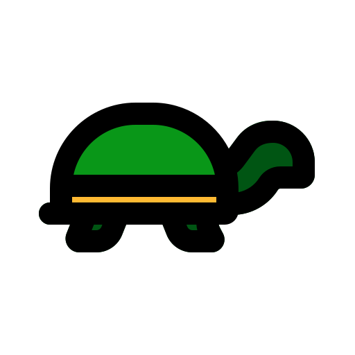 tortuga Generic color lineal-color icono