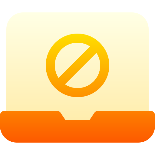 금지 Basic Gradient Gradient icon