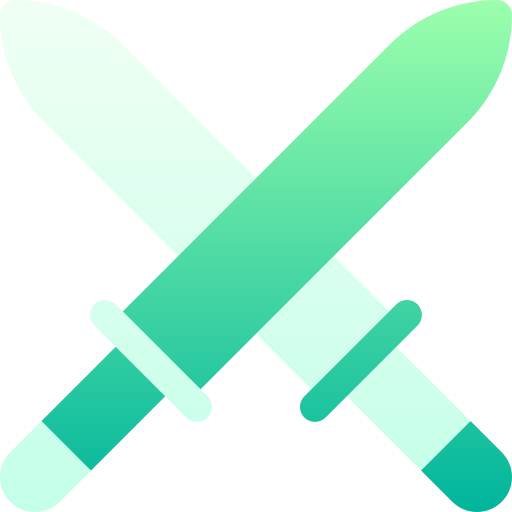 Swords Basic Gradient Gradient icon