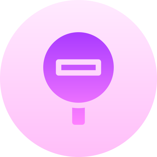 정지 신호 Basic Gradient Circular icon