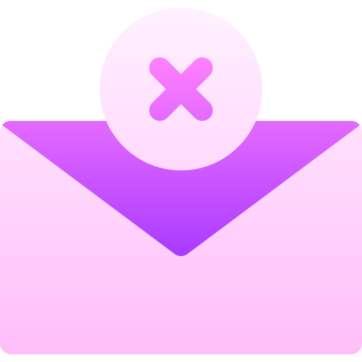 email Basic Gradient Gradient icon