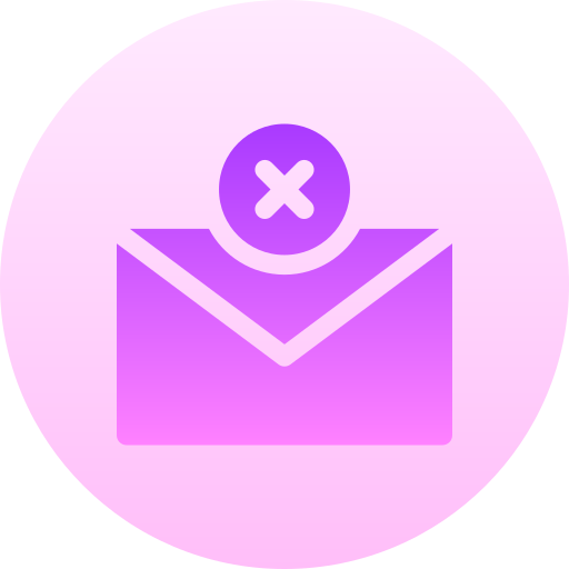 correo electrónico Basic Gradient Circular icono
