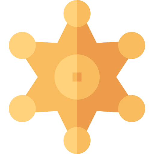 Sheriff Basic Straight Flat icon