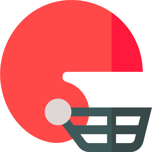 American football Basic Straight Flat icon