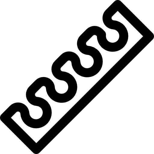 dedo Basic Rounded Lineal icono
