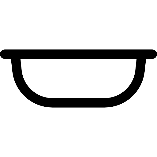 миска Basic Rounded Lineal иконка