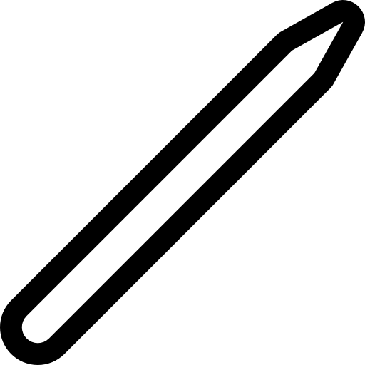 ネイルブラシ Basic Rounded Lineal icon