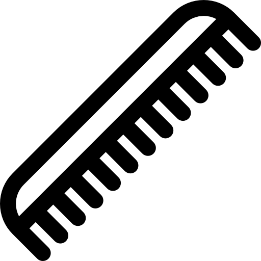 Расческа Basic Rounded Lineal иконка