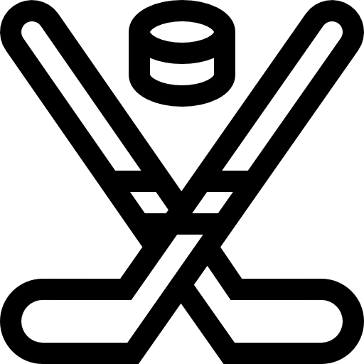 hockey Basic Straight Lineal icono