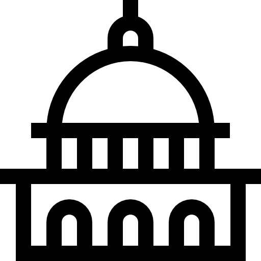 국회 의사당 Basic Straight Lineal icon