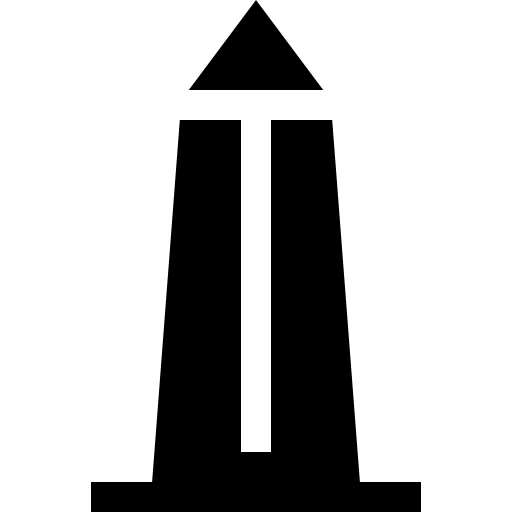 monumento di washington Basic Straight Filled icona