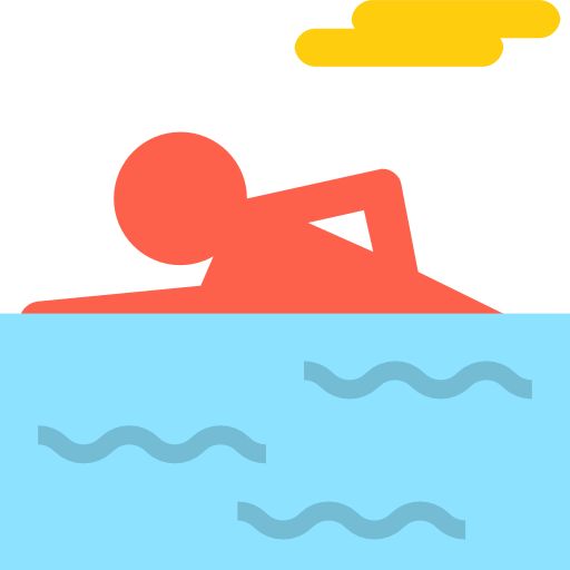 nadando geotatah Flat icono