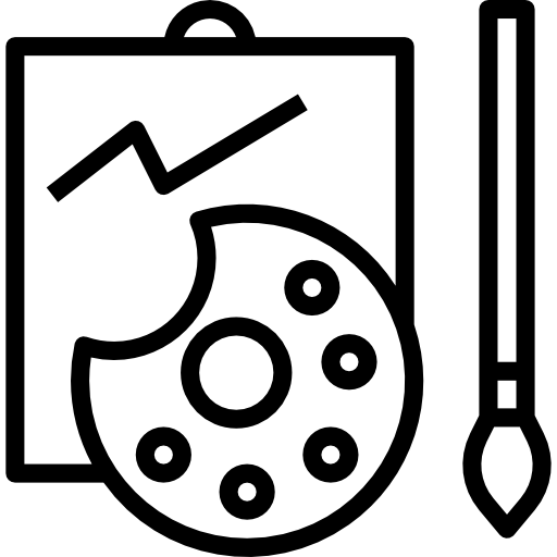 farbpalette geotatah Lineal icon