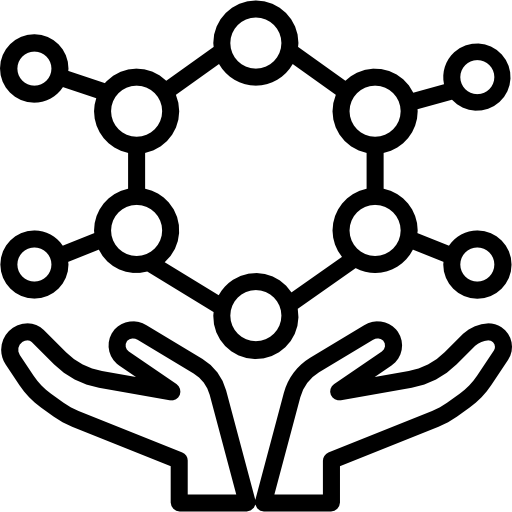 moleculair geotatah Lineal icoon