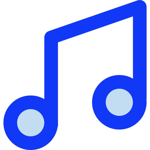 Musical note dmitri13 Lineal Color icon