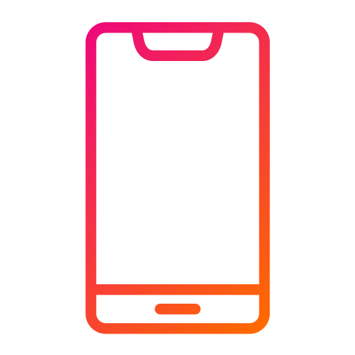smartphone Generic gradient outline icoon