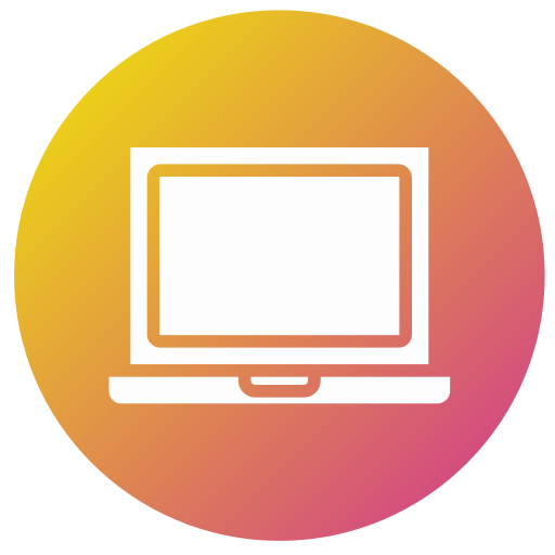 laptop Generic gradient fill icoon