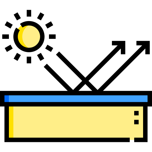 反射 Detailed Straight Lineal color icon