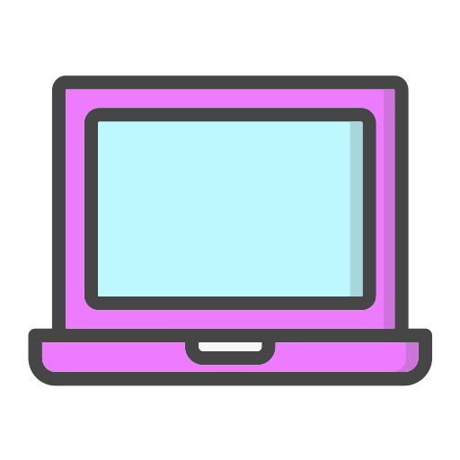 laptop Generic color lineal-color icon