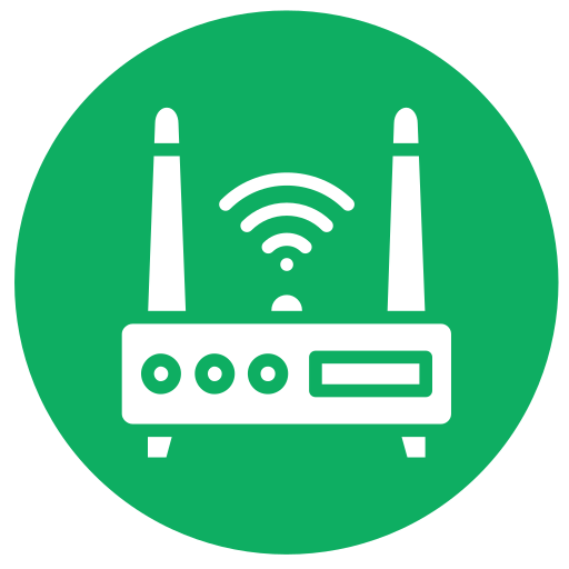 Wifi router Generic color fill icon