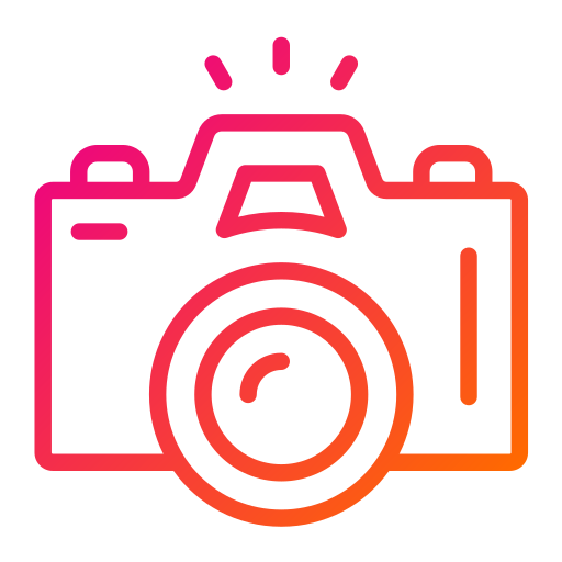 카메라 Generic gradient outline icon