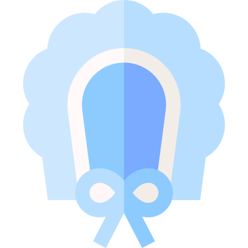 Baby hat Basic Straight Flat icon